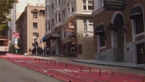 Tram in San Francisco Stock Footage 149304924