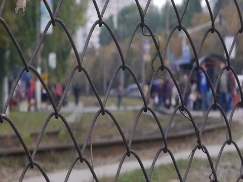 Tram station2 Video stock 76949788