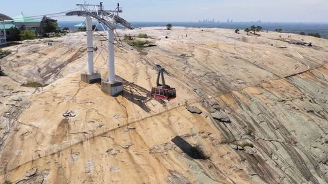 The Tram at Stone Mountain Vídeo Stock 106296356