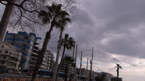 Tram traffic 2 Stock Footage 33844778