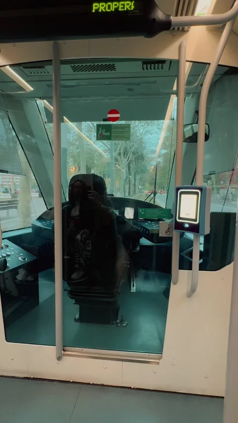 Tram traffic 2 Stock Footage 345278773