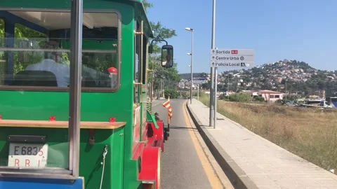 TRAM TRAIN SPAIN 1 Stock Footage 135030892