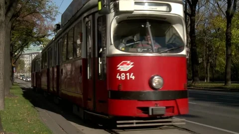 Tram in Vienna 動画素材 148870741