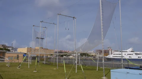 Trampeze circus Stock Footage 27325759