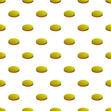 Trampoline equipment pattern creating seamless background design Stock Illustration