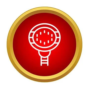 Trampoline icon representing bouncing, leisure, and fun activities イラスト素材