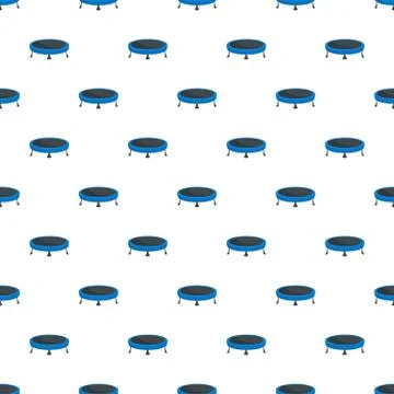 Trampoline pattern seamless vector Illustrazione stock