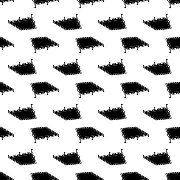 Trampoline pattern seamless vector Stock Illustration