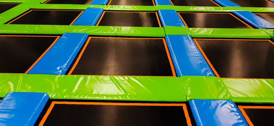 Trampolines 스톡 사진