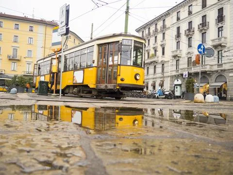 Trams Stock Photos