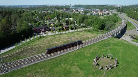 Trams in Tampere Video stock 242850521