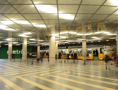 Tramstation 4K Stock Footage 36658486