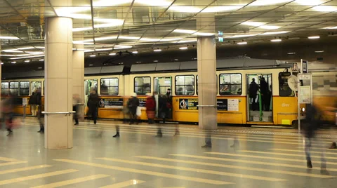 Tramstation Stock Footage 36610527