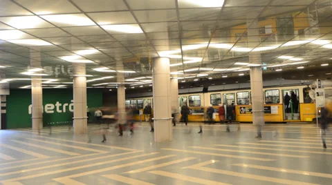 Tramstop Stock Footage 36646890