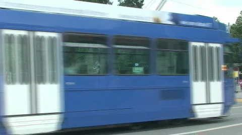 Tramway passes Stock Footage 809746