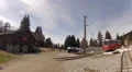 Tramways to the Mont Blanc top with tourists HD Footage
