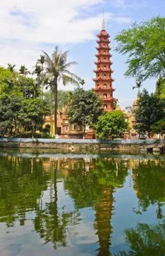 Tran quoc temple Stock Photos