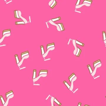 Trance disco party vector seamless pattern Stock Illustration