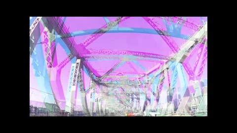 Trance effect - bridge Stock Footage 313660974