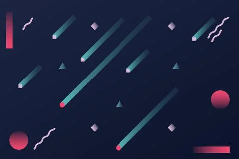 Trandy color pattern background Stock Illustration