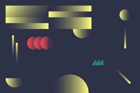 Trandy color pattern background Stock Illustration