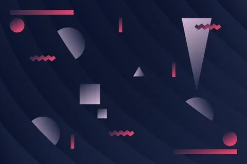 Trandy color pattern background Stock Illustration