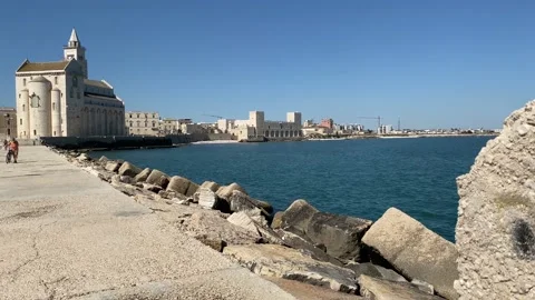 Trani, Puglia. Italy Stock Footage 132739983