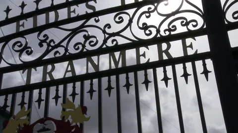 Tranmere Rovers Gate Sign Stock Footage 79973715