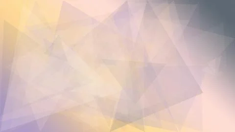 A tranquil abstract background of pastel polygons in warm and cool tones, c.. Illustrazione stock