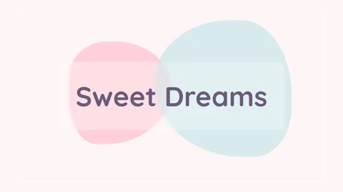 Tranquil abstract motion graphics visualizing peaceful rest and sweet slumb.. Stock Footage 337576597