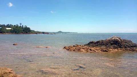 A Tranquil Beach Stock Photos
