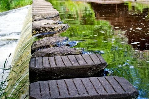 Tranquil Flow Stockfoto's