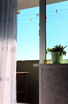 Tranquil home interior Foto stock