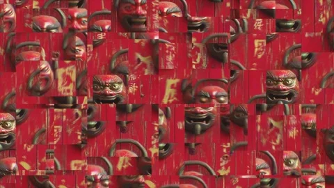 Tranquil Knocker Design Stock Footage 306463891