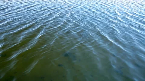 Tranquil lake surface in 4K Stock Footage 54909520