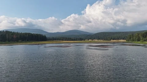 Tranquil lake surface Stock Footage 340470152