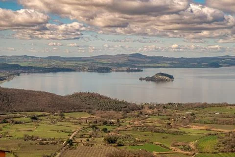 Tranquil Lake View Stock Photos