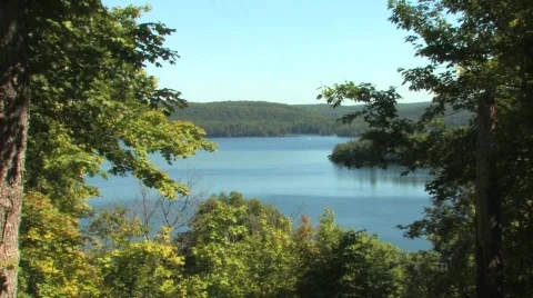 Tranquil Lakes of Canada Vídeos de archivo 447667