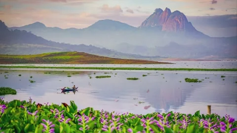 Tranquil nature scenery for wallpaper background. Stock Footage 277352993