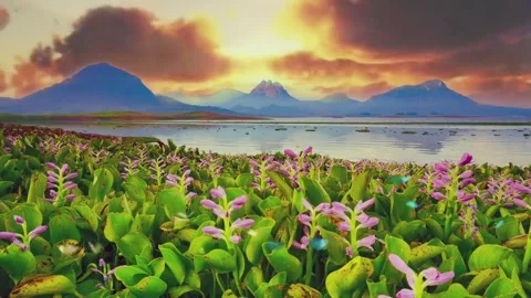 Tranquil nature scenery for wallpaper background. Stock Footage 277367768