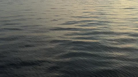 Tranquil ocean surface horizon, gentle waves. Stock Footage 317628935
