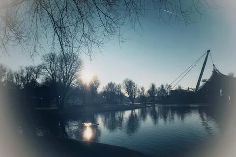 Tranquil Park View Stock-Fotos