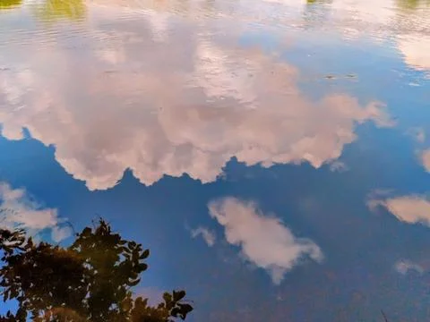 A tranquil reflection scene Stock Photos