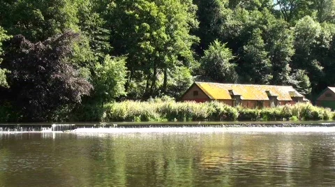 Tranquil river Stock Footage 827178