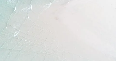 Tranquil sea beach wave turquoise sea water nature scene summer vacation Stock Footage 134327775