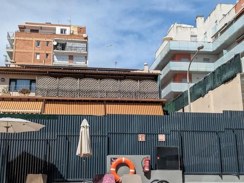 Tranquil Sunny Rooftop Environment Featuring Swimming Pool Surrounded By Cozy Stock Photos
