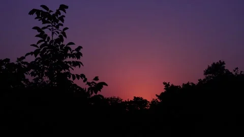 Tranquil sunset in a peaceful rural location 스톡 동영상 340643776