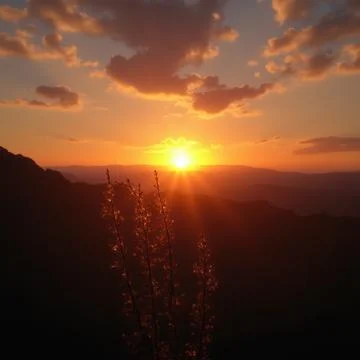 Tranquil Sunset Stock Photos