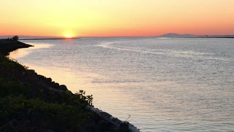 Tranquil Sunset at Tera Nova Park Dyke Stock Footage 275074274