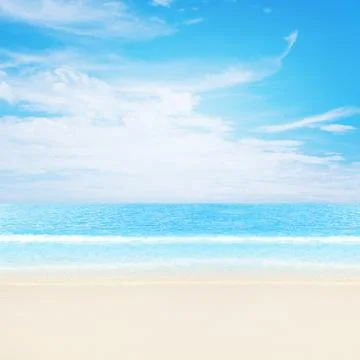 Tranquil tropical beach Stock Photos